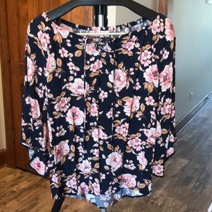 Lauren Conrad Flower Top